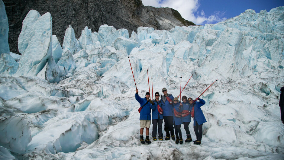 Heli-hike on Franz Josef Glacier