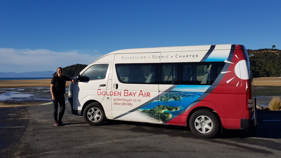 Complete Abel Tasman transport packages servicing both the southern end (Marahau) and northern end (Wainui) of the Abel Tasman National Park.
