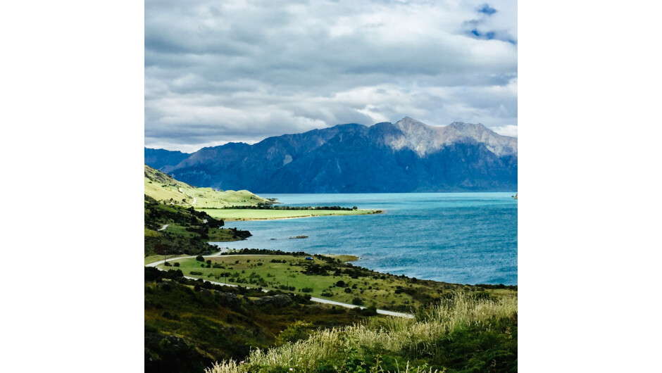 Lake Hawea in the South Island.