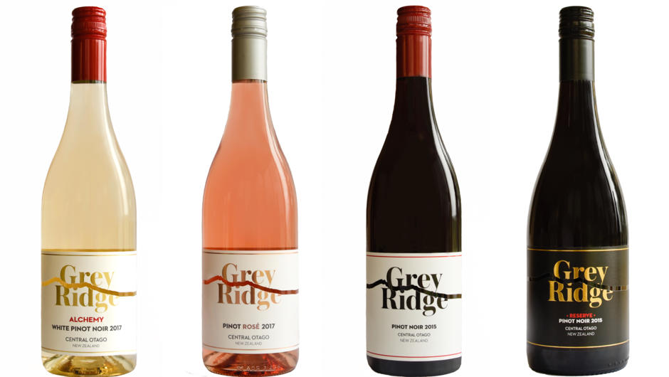 The Grey Ridge Collection : 4 very different wines from 4 hectares of grapes.