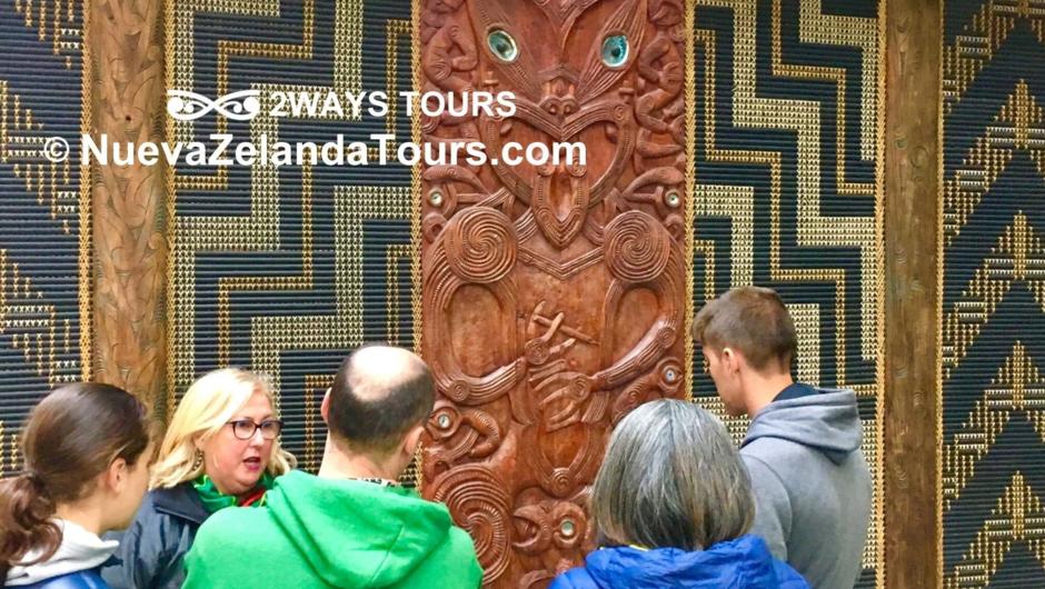 learn Māori culture on Family English Study Holiday Tour in New Zealand with 2WAYS private guides