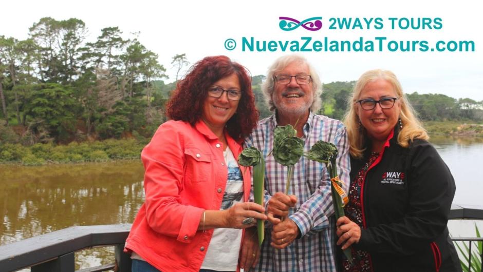 celebrate Sant Jordi’s Day with Māori weaving during English Study Tour in New Zealand with 2WAYS