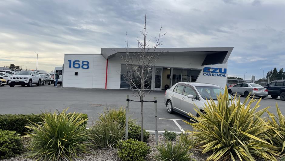 EZU Car Rentals Christchurch Branch, Christchurch Airport.