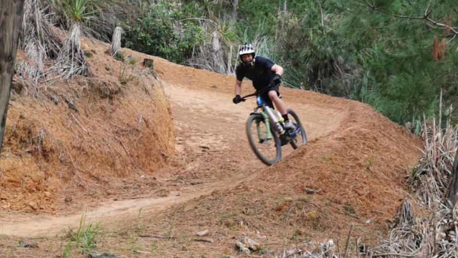 Good luck wiping your smile off your face, once you have taken one of our electric mountain bikes for a spin in the Waitangi MTB Park.