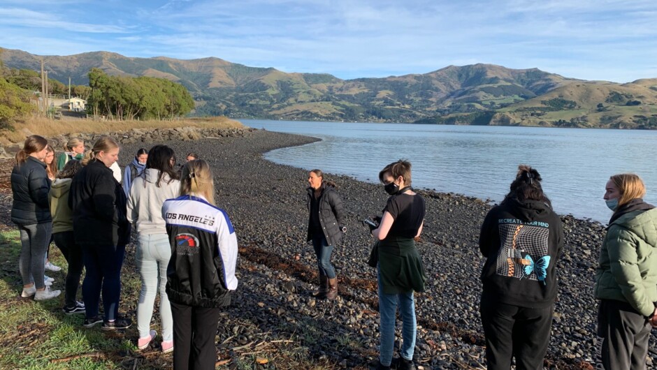 Takapuneke, one of the most important historic sites in New Zealand guided by Marie Haley of The Seventh Generation educational tours #ifyouseekNZ Aotearoa NZ Histories Curriculum