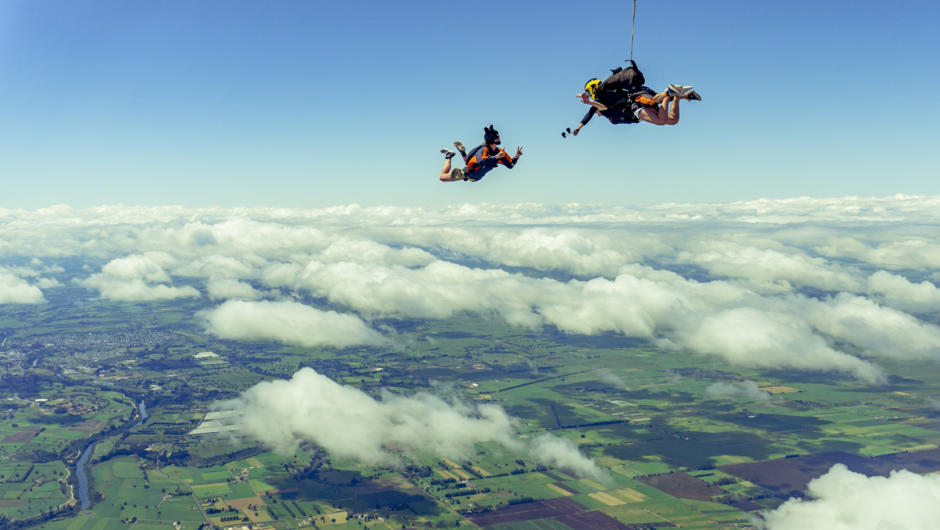12,000ft freefall with a range of camera options