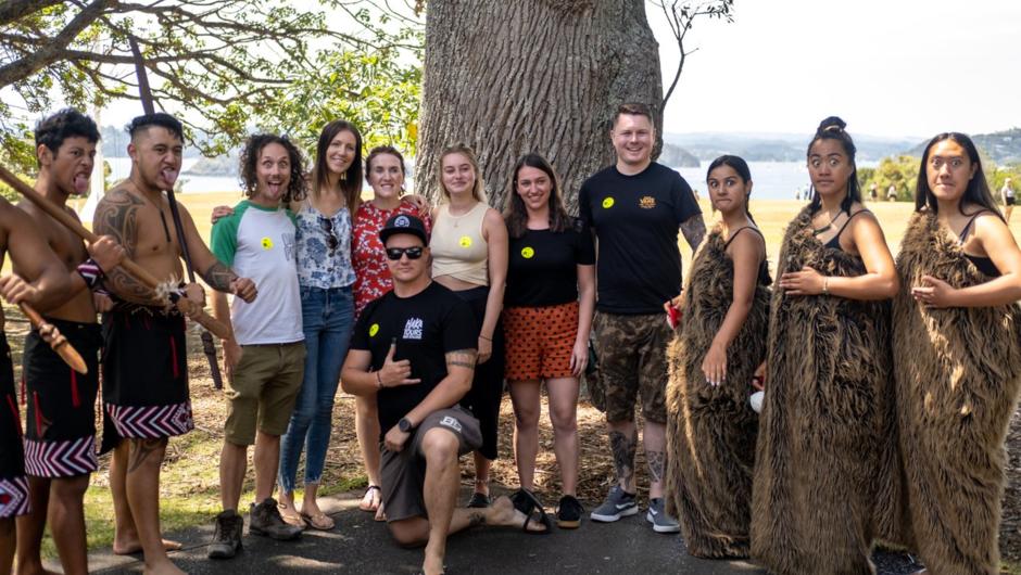 Haka guests at Waitangi Treaty Grounds