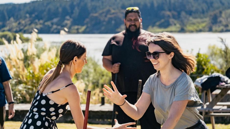 Haka guests getting immersed in Māori culture