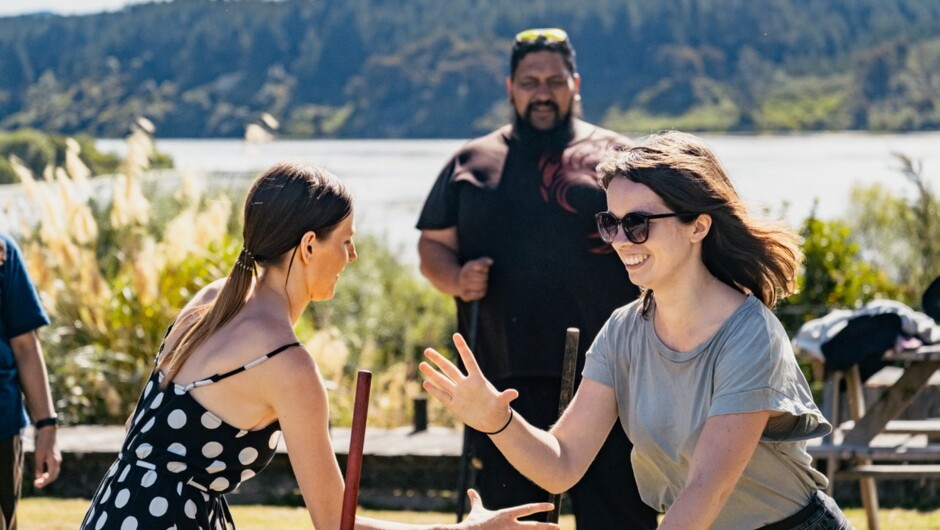 Haka guests getting immersed in Māori culture