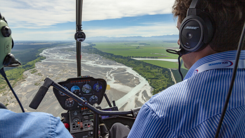 The trial flight is a great way to consider becoming a pilot, either private or commercial. 
Becoming a helicopter pilot means a new adventure every day.