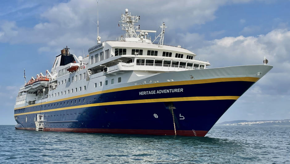 140-guest expedition ship Heritage Adventurer