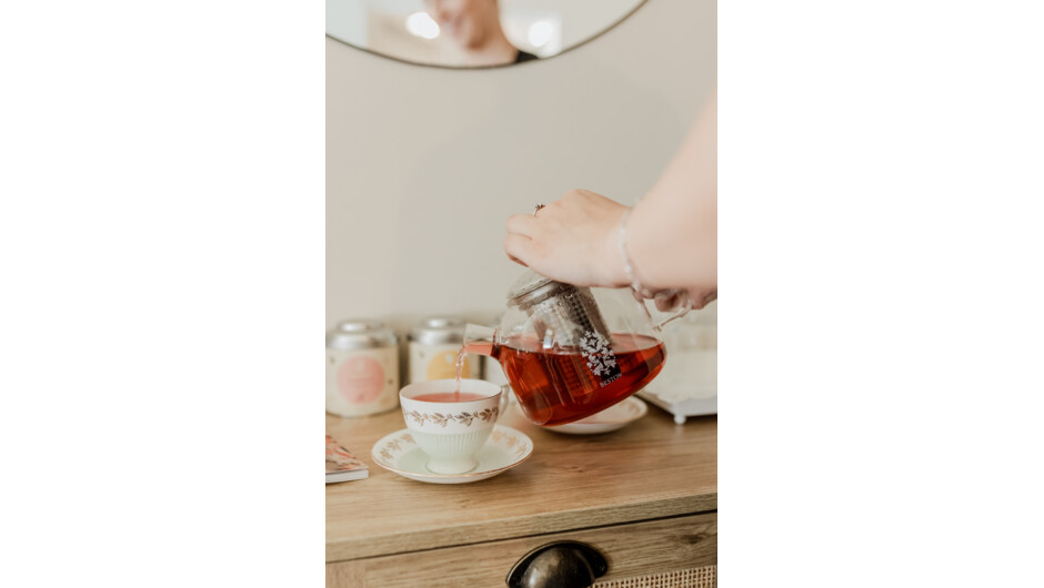 Enjoy a complimentary Bestow herbal tea after your treatment.