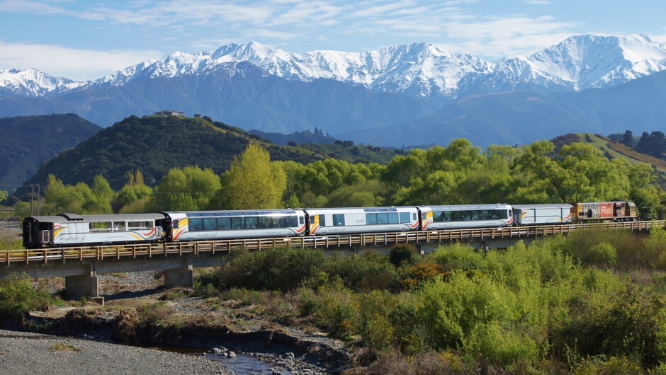 Coastal Pacific scenic rail journey