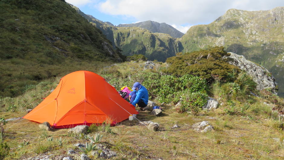 Camp on Henry Pass, George Sound Track