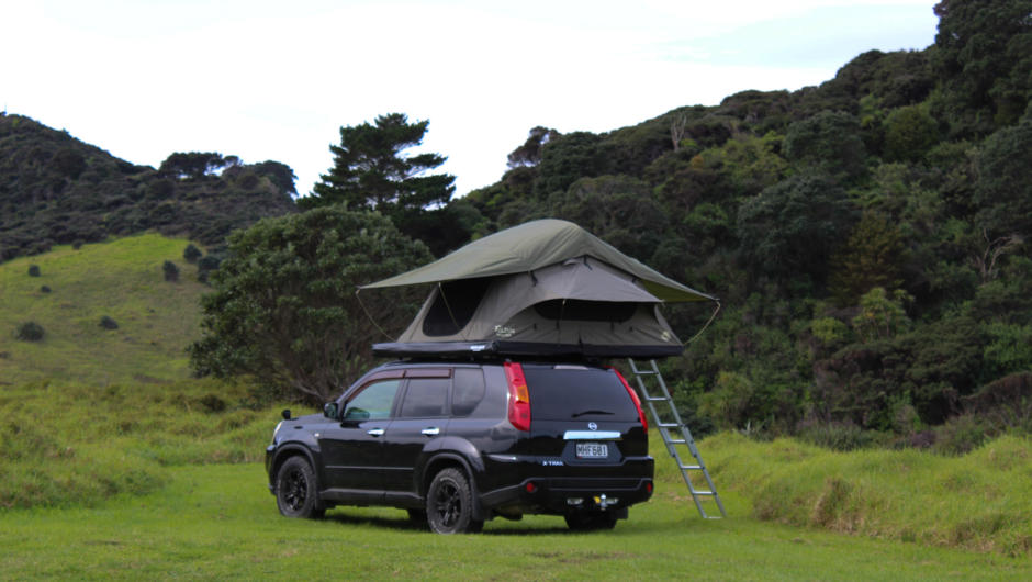 Stay High in your rooftop tent adventure vehicle.