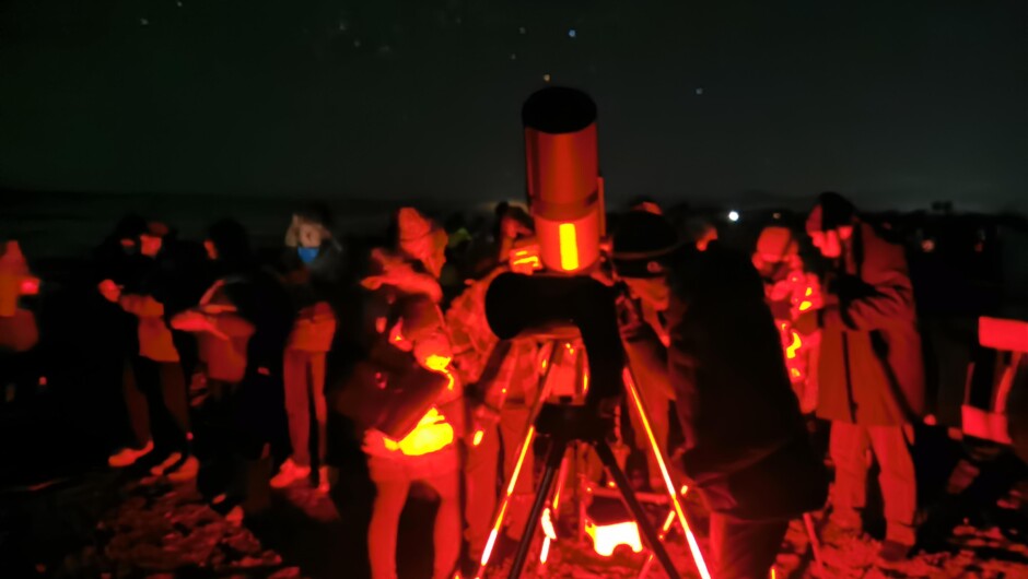 Group using the 9&quot; Telescope