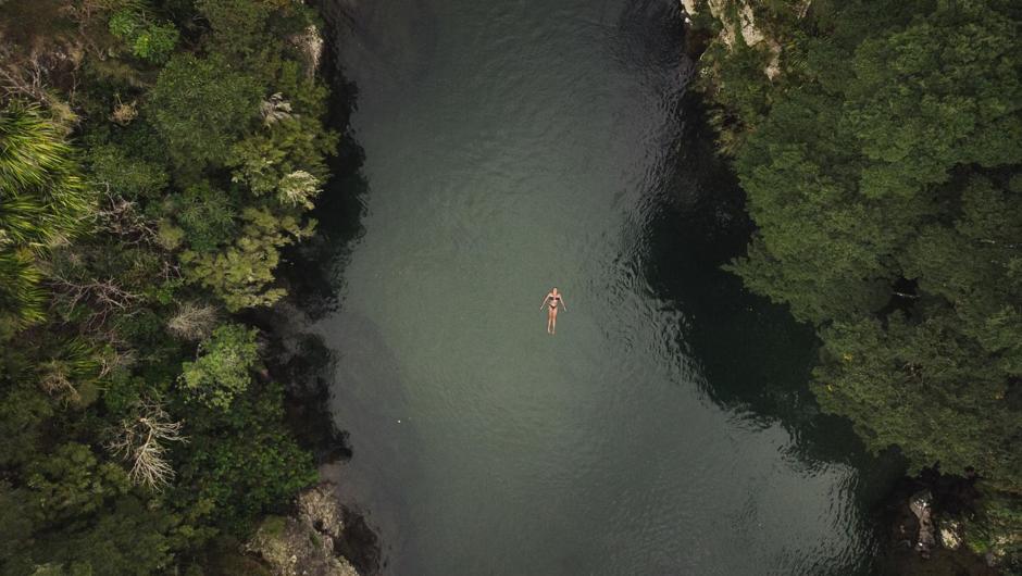 Float away your worries in a crystal clear river.