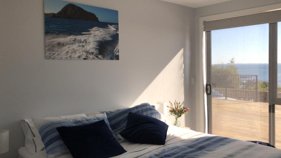 Bedroom 2 with sea views