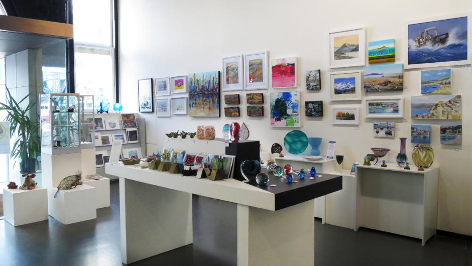 Our shop filled with wonderful art by our member artists