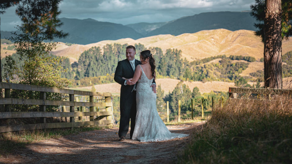 Stunning landscapes for wedding photos.