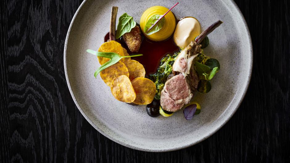 Our seasonal menu uses the best of New Zealand produce that is organically grown, and ethically and sustainably sourced. (Lumina Spring Lamb).