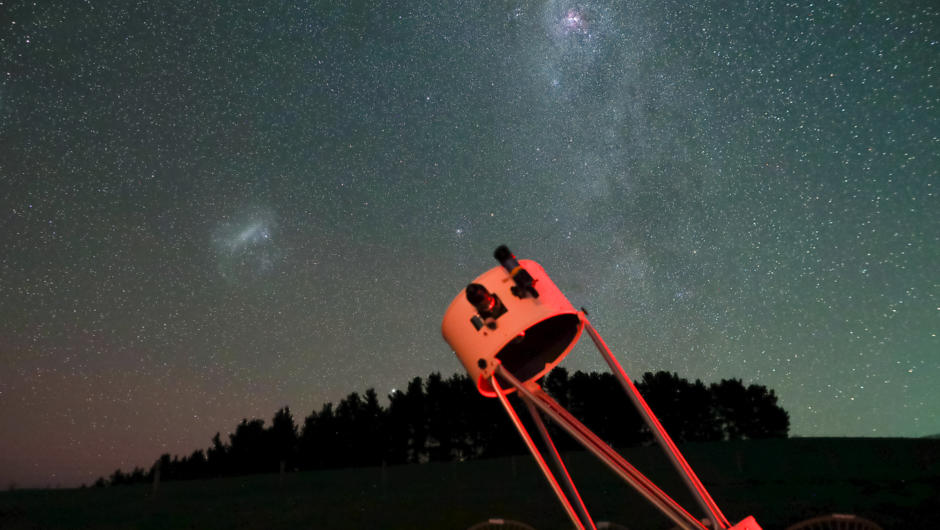 One of our 16" reflecting telescopes that gives us a window into the universe far beyond what smaller telescopes can see. Our telescopes are the largest in the lower North Island used for public stargazing.