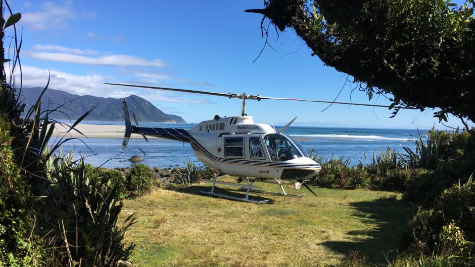Fly over the valley and Macraes goldmine for an experience you will  never forget in a jet ranger helicopter.