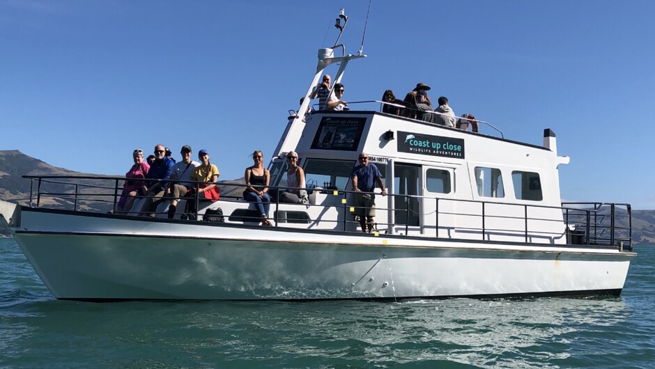 Our boat, Wairiri (translates: Angry waters)