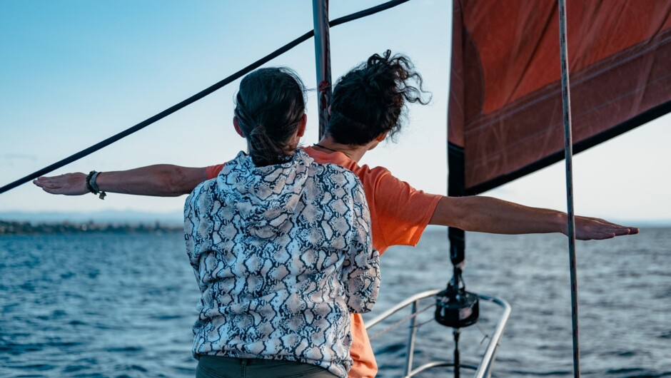 Sailing at Taupo