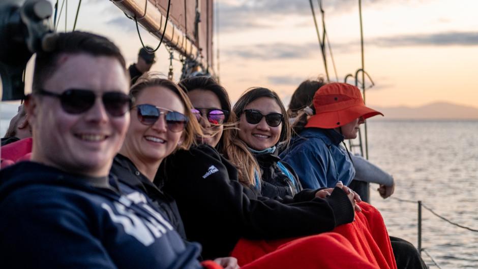Sunset sailing cruise Taupo