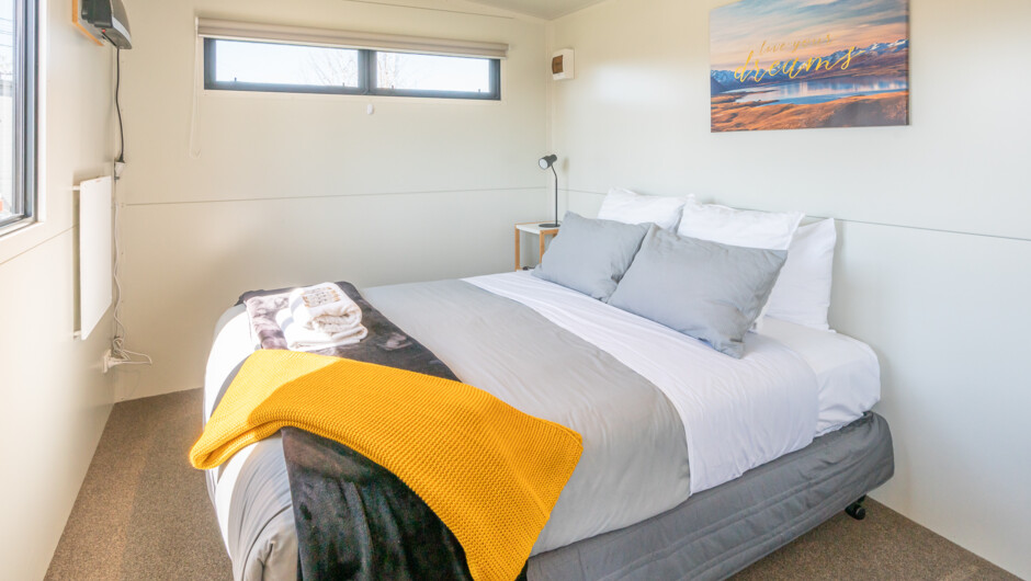 Each cosy unit sleeps two people and has a full kitchen plus ensuite.