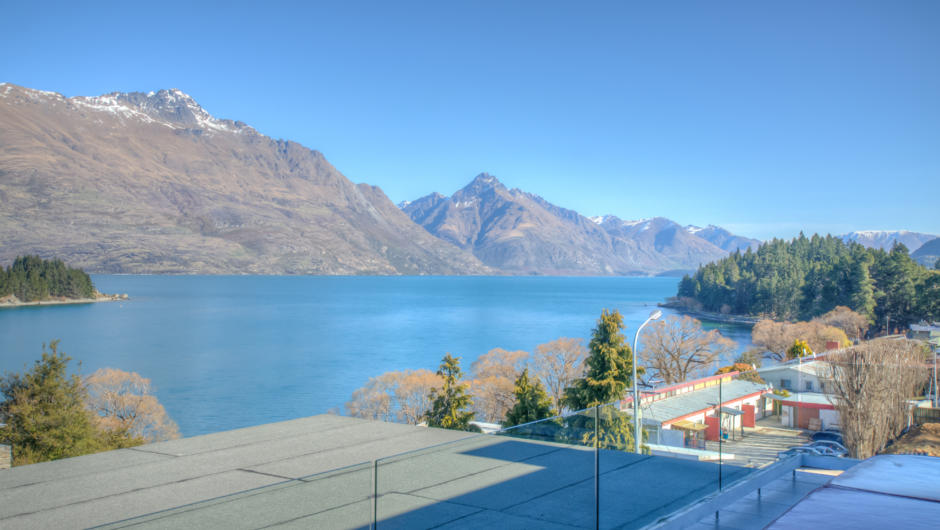 Stunning lake views from the balcony