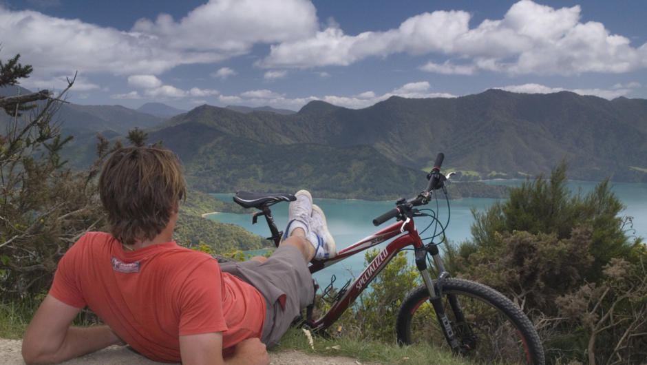 There's time to relax and enjoy the views on Queen Charlotte Track