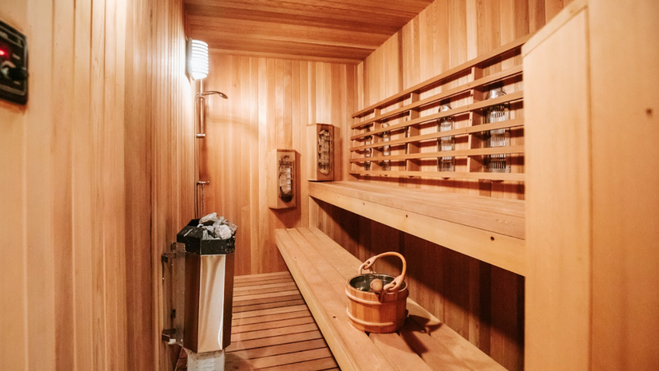 Lakeside Road - Release Wanaka. Relax after a busy day of activities in the spacious sauna.