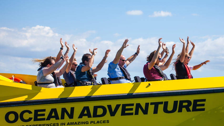 Experience the thrill and excitement of ocean Adventure - the fastest boat to the Hole in the Rock