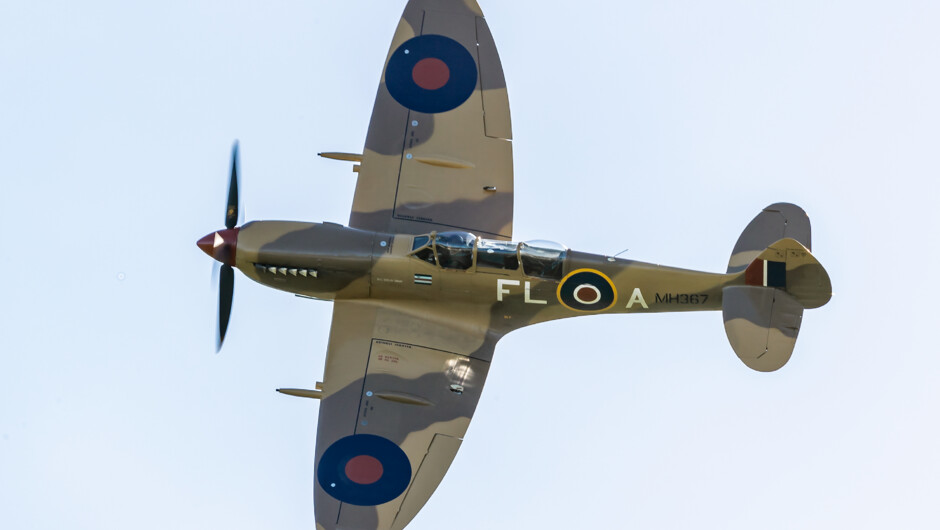 The Southern Hemispheres only two seat Supermarine Spitfire Tr.9.  This aircraft is available for rides.