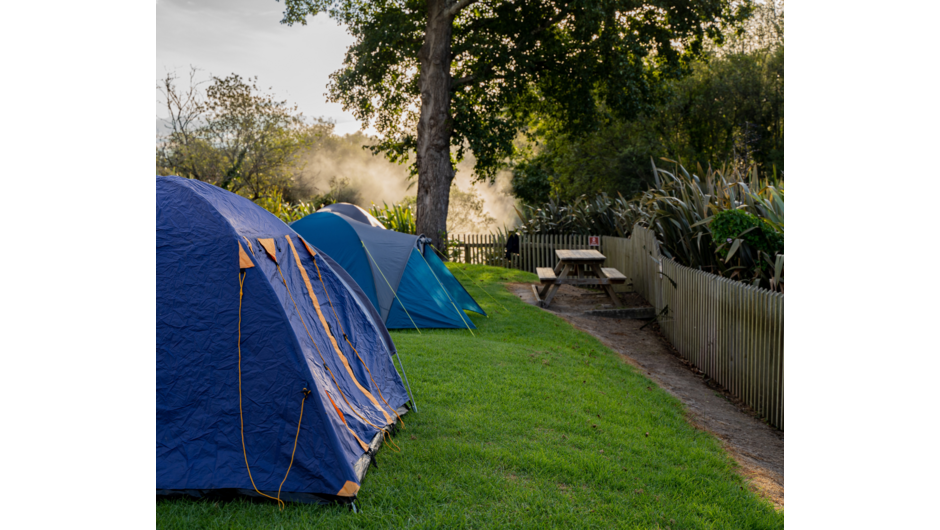 Camping at Waikite Valley Hot Pools