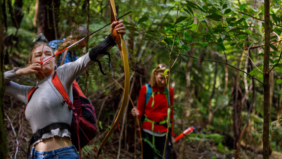 Try your newly learned skills and "hunt" for wild foam beasts.