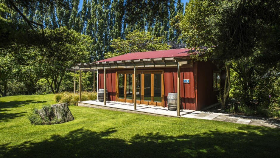 Rock Ferry Wines Studio Rental. Set amongst mature gardens on the site of our organic Corners Vineyard, you will find our private studio space which is available for hire.  Suitable for workshops, seminars, small meetings, or training sessions, the quiet,