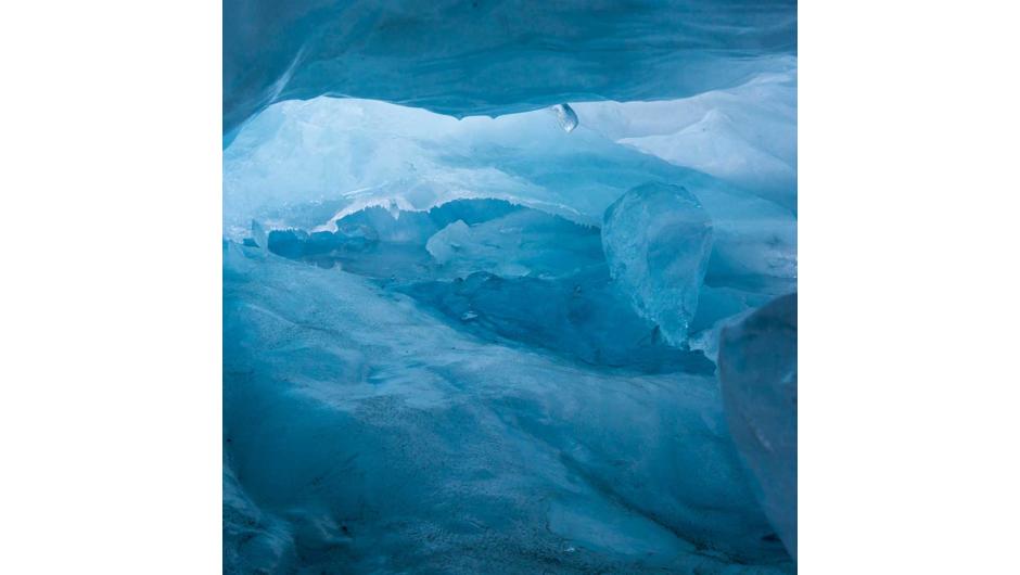 Close up of Glacier in Franz Josef.
