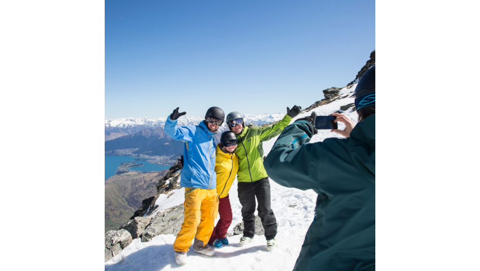 Capture your moments at many of the scenic view points at either Coronet Peak or The Remarkables Ski Field.
