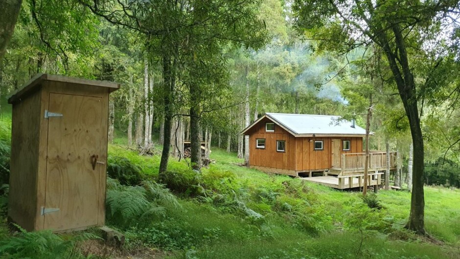 Off Grid Remote Cabin external view.