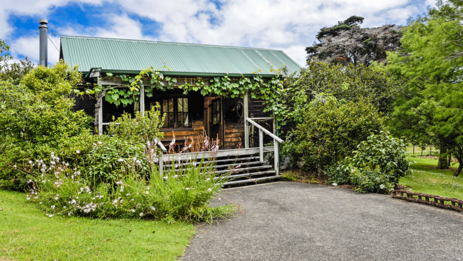 Entrance to the Champagne Cottage