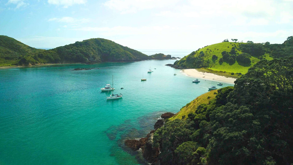 The Bay of Islands has many stunning beaches to visit.