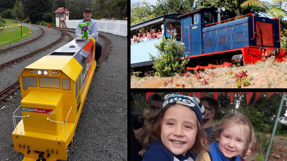 The Heritage Park rides operate on the third Sunday of every month, including the steam train, tractor rides and miniature railway.