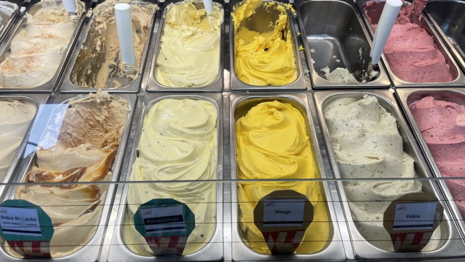 After lunch a visit to Gelissimo Gelato on the Wellington waterfront is a must!