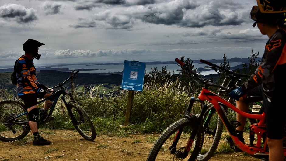 Once you reach the top, it's a great chance to have rest, enjoy the epic view and get ready to decent into MTB paradise.