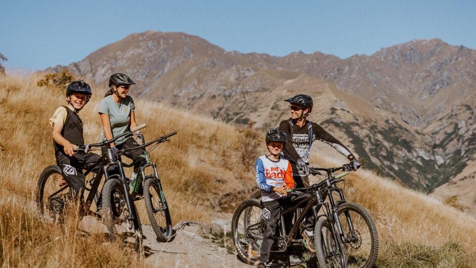 Bike Glendhu is great for families and has trails for all levels of mountain bikers.