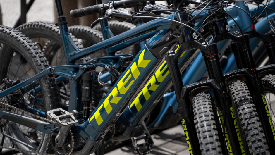 Bike Glendhu ebike rental fleet includes top-of-the-line rigs from Trek.