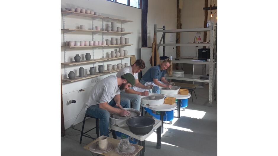 Wheel & throwing taster sessions are the perfect introduction to learn to use the pottery wheel